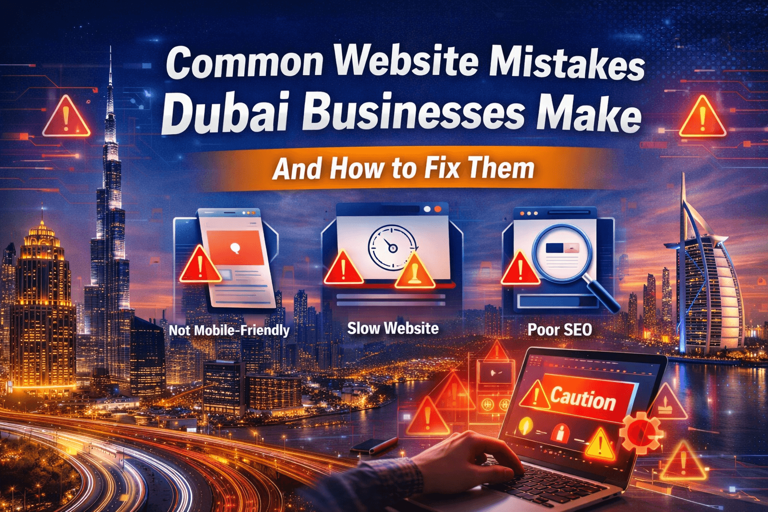 Common Website Mistakes Dubai Businesses Make (And How to Fix Them)