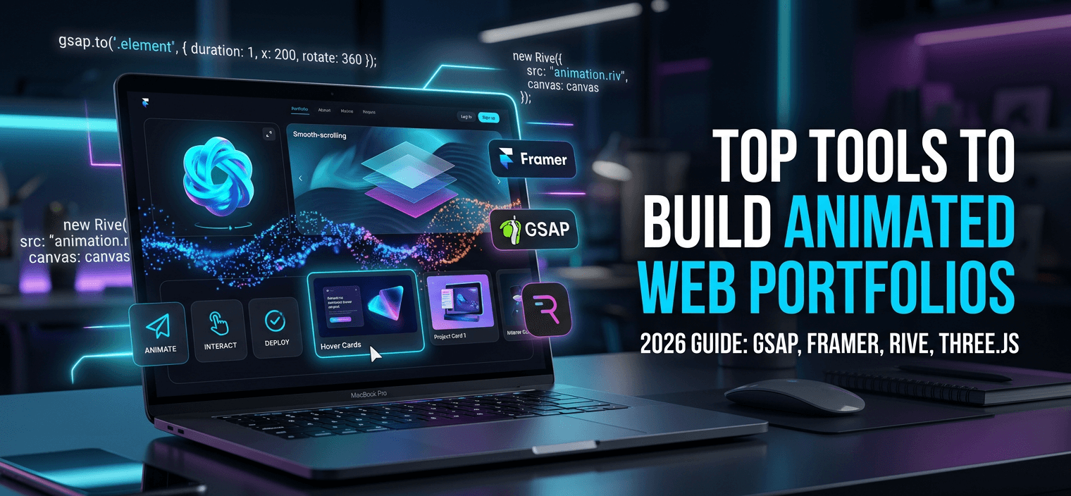 Motion That Converts: Top Tools to Build Animated Web Portfolios in 2026